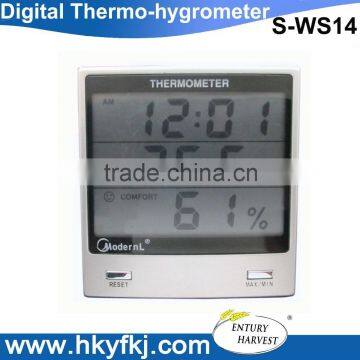 large led display digital desk thermometer hygrometer clock