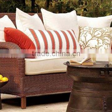 Round Rattan Loveseat - Garden lounge furniture