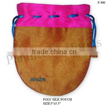Poly silk pouch