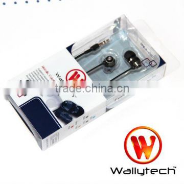Wallytech WEA-081 Metal Stereo Earphone for iPod