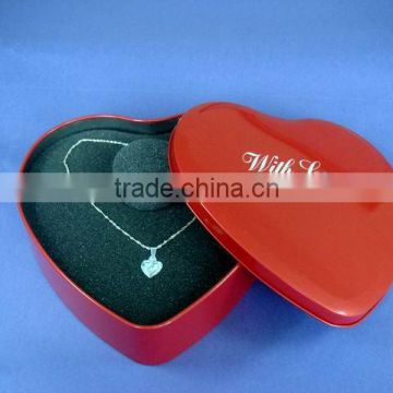 Heart Shape Gift Tin Box