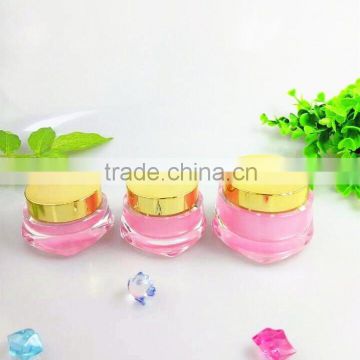 Unique acrylic cosmetic cream jars