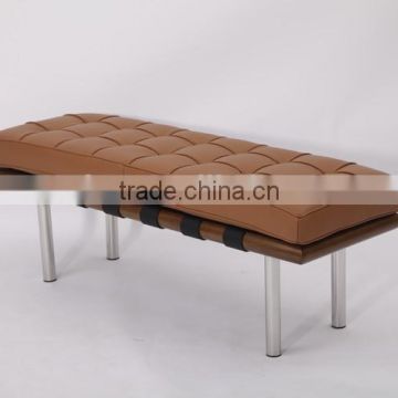 Designer furniture replica modern barcelona bench indoor