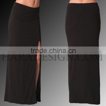 side slit long skirt