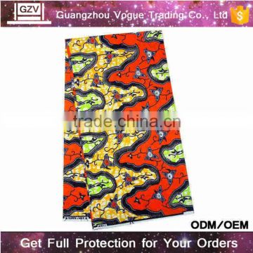 Vogue african style dresses 100% cotton african prints fabric wholesale