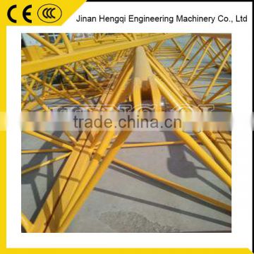 380v 50hz QTZ manufacture of tower crane radius luffing tower crane