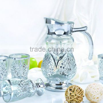 Glass water jug set drinking juice set