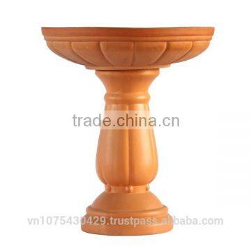 Bird Bath terracotta wholesale, cheap ceramic flower pots