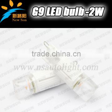 Factory new product quality product led light bulb 220V G9 2W COB 360 degree led lamp bulb for home rooms