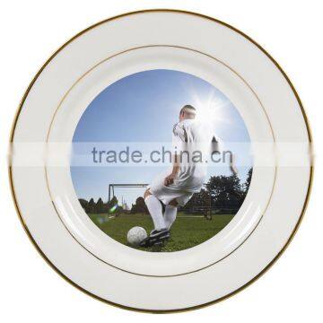 High quality 8" white Sublimation Plates With Heat transfer printing