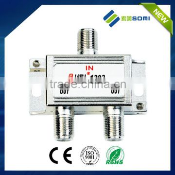 Provide best quality 5-1000MHz 2 way splitter for cable TV