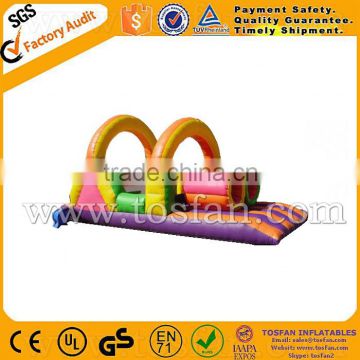Cheer amusement course children indoor inflatable obstacle A5001