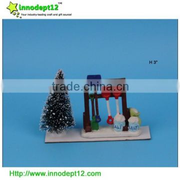 Resin Christmas decoration accessories, tree and resin accessories