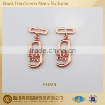 F1023 new design Garment accessory metal hang tag