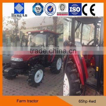 65hp 4wd tractor with side handle