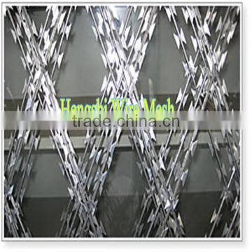 roll/ton Barbed Wire price equal to razor barbed wire mesh