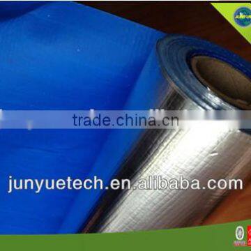 Reflective radiant barrier aluminum foil fabric thermal insulation material