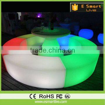 unique bar table led outdoor furniture with remote control