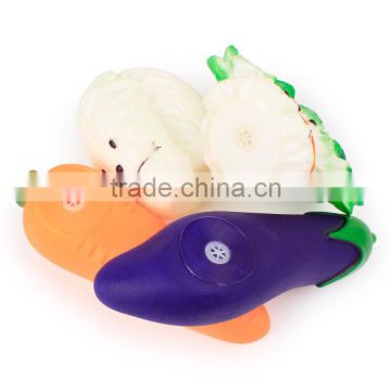 Pet baby toys carrot cabbage eggplant sound vegetables