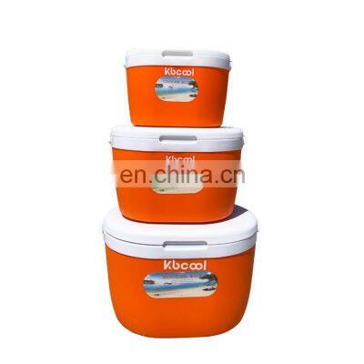 Wholesale 6L 14L 28L BPA FREE 3PCS/Set Plastic Cooling Box Oval Insulated Cooler Box