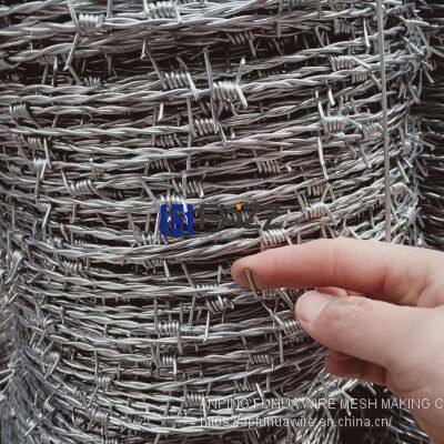 Hot Dipped Galvanized Double Strand Carbon Steel Barbed Wire