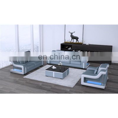 Modern design 1 2 3 seaters leather sofa for living room