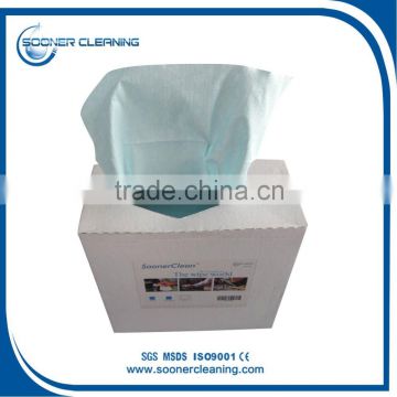 [Soonerclean] Creped Woodpulp Nonwoven Fabric Replacing Dupont Wiper                        
                                                Quality Choice