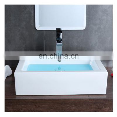 High Quality Wholesale Custom Square Simple Cheap Bathroom Art Basin