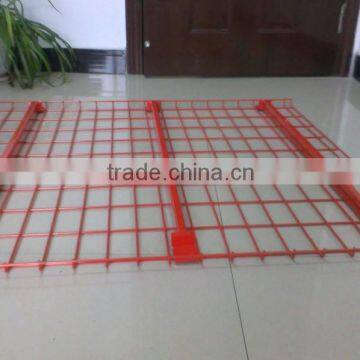 Welded powder coated or galvanized wire mesh tray for rack