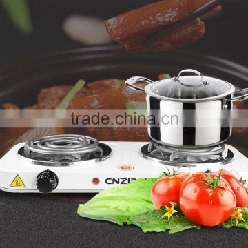CE approval double square coil 1000w electric stove