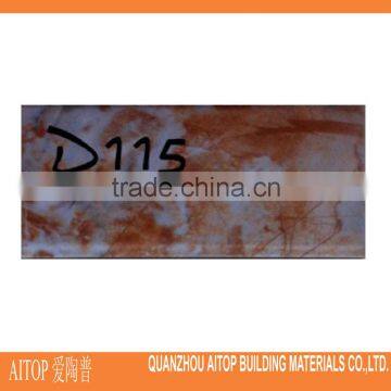 100x200mm flower glazed red wall brick tile cheap