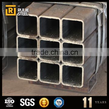 hot roll steel pipe/rectangular pipe,large diameter hot rolled black square pipe