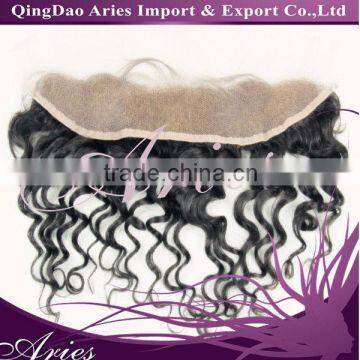 Custom Made100% Indian Remy Lace Frontal 14" deep wavy