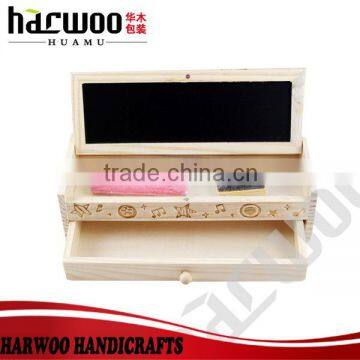 Promotional & Hot popular children wooden pen box for sale