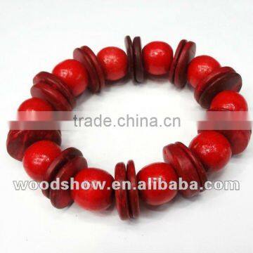 Wholesale Natural Handmade Bangle, Coconut Bangle, Wood Beads Bangle, Wood Bracelet