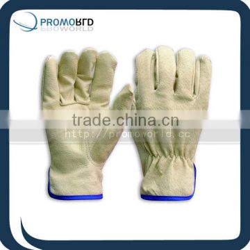 Polyester piping working gloves HIGH quality working gloves worker reuseable