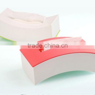 Custom colorful fashion plastic tissue box