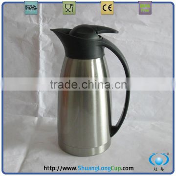 food safe standered double wall vacuum coffee pot,tea pot