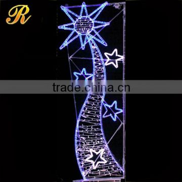 Vivid star logo led street lamps decorations for company
