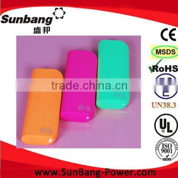 portable power bank smart colorized power bank 10400mah