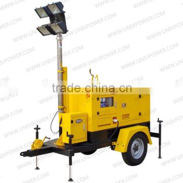 industrial trailer mobile generator lighting tower