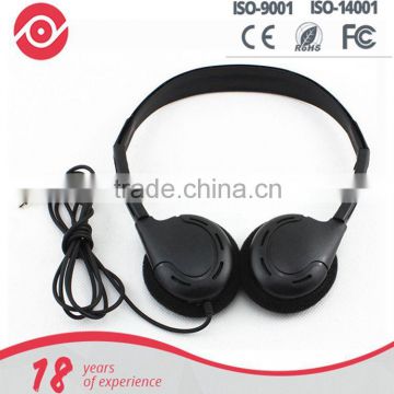 Disposable airline travel bus headphone headset earphone from Shenzhen factory