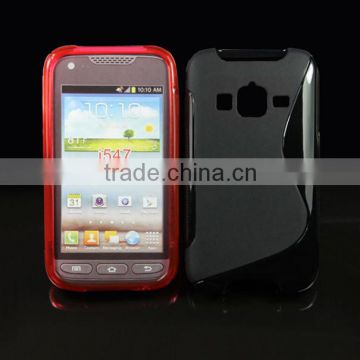S line design TPU case for Samsung i547