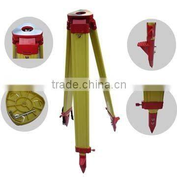 wooden tripod for total station and theodolite