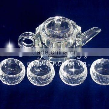 Crystal Tea Pot,crystal dishware,crystal tea set TW-z5