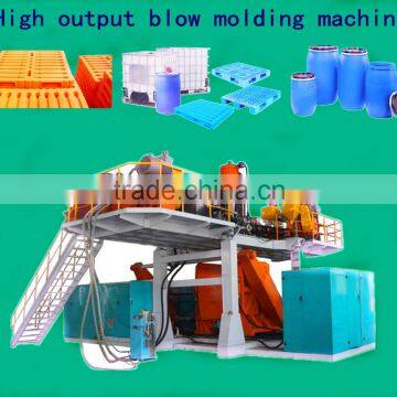 QingDao machinery//HDPE High output Road Barrier Blow Molding Machine