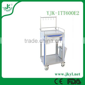 YJK-ITT600E2 Unique and high quality medical plastic infusion trolley for hot sale.
