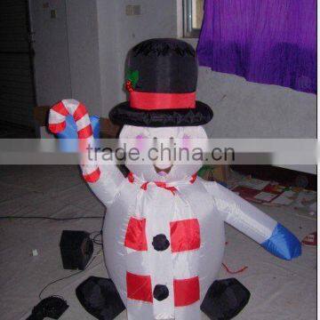 Inflatable snowman