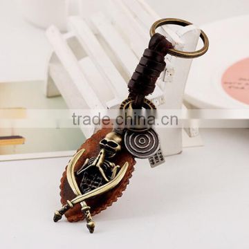 2015 animal leather keychains wholesale from China