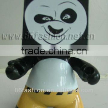 plastic kungfu panda dolls,plastic DIY cartoon dolls,customized toys